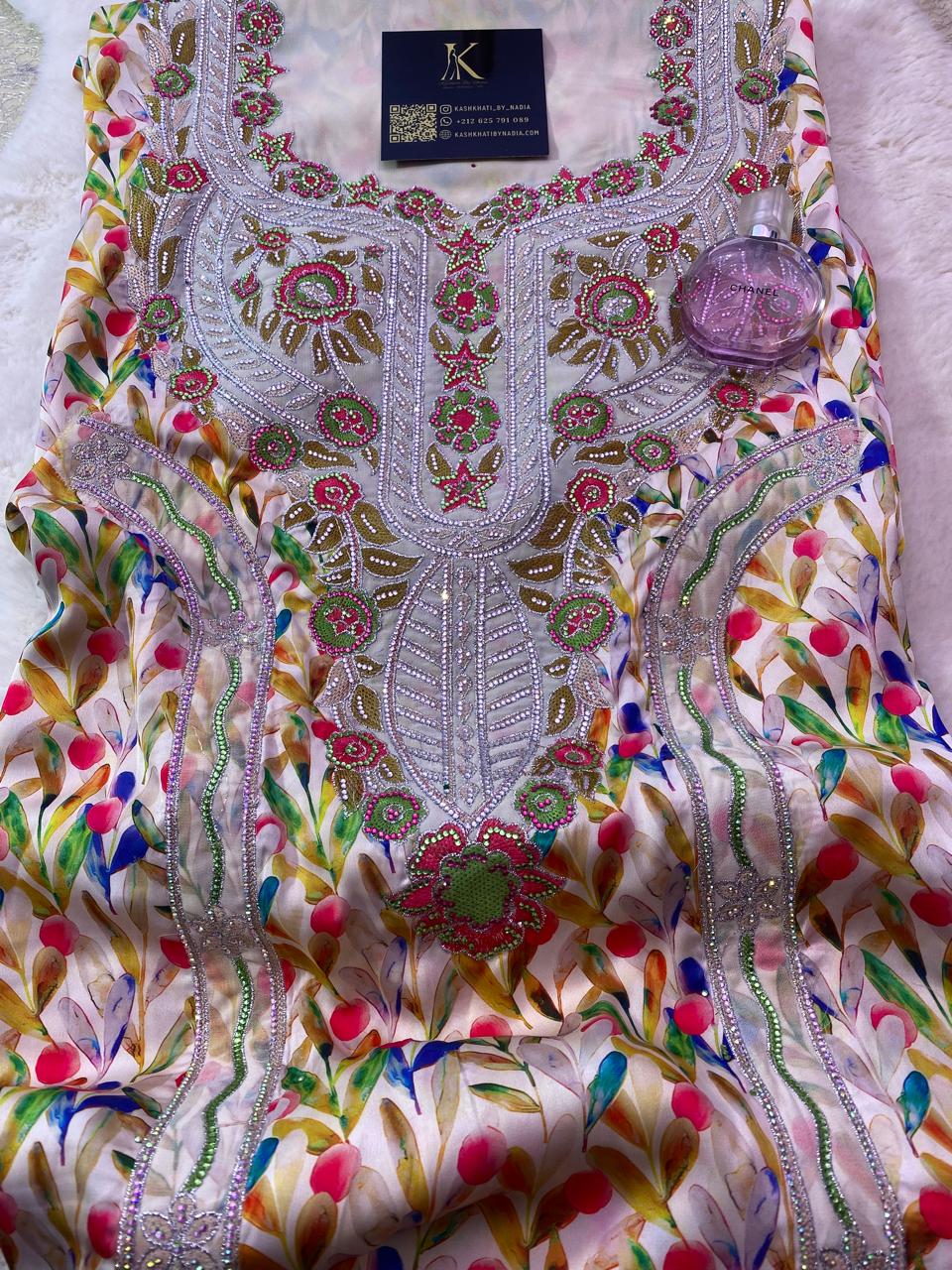 🇦🇪مخور حرير ايطالي متروس فصوص