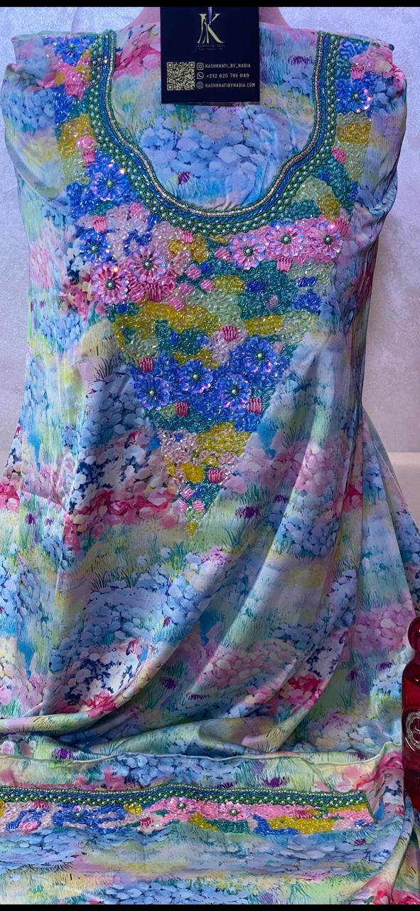 🇦🇪مخور حرير ملكي شغل يد