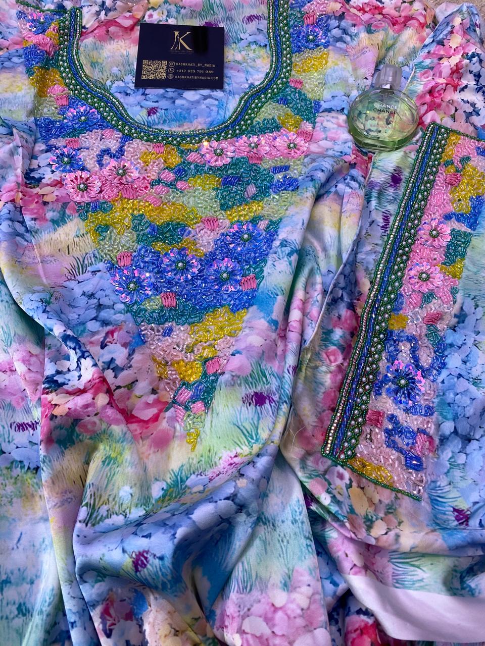 🇦🇪مخور حرير ملكي شغل يد