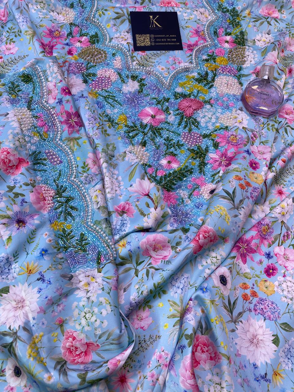 🇦🇪مخور حرير ملكي شغل يد